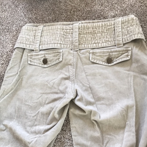 Vintage LONDON JEAN made by Victorias Secret TAN boot leg pants size 2 Short - Picture 4 of 4